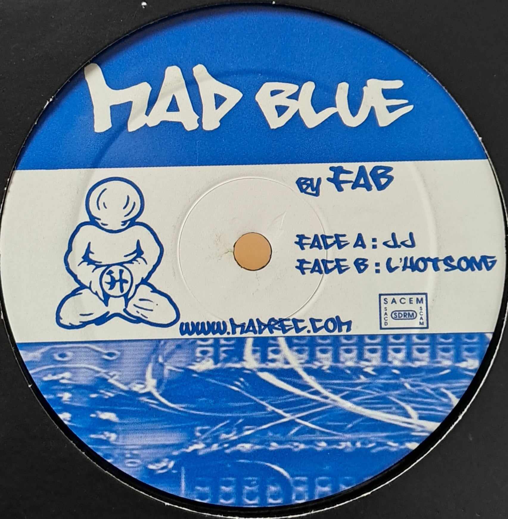 Mental Action Direct Blue - vinyle gabber